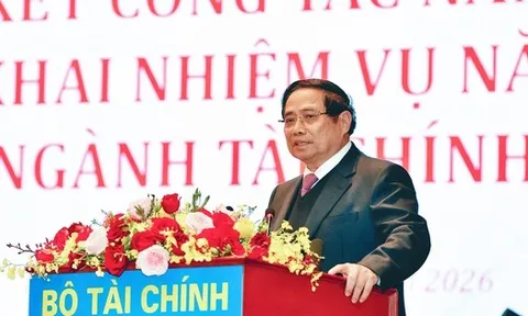 Thủ tướng: Ngành tài chính xứng đáng là người "gác kho" trung thành, là "bộ não" tinh nhuệ và là "nguồn lực phát triển", cùng cả nước bước vào kỷ nguyên vươn mình