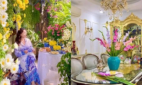 Căn hộ 156m² ngập hoa của vợ chồng U60 ở Hà Nội - nơi tuổi trung niên chậm lại và an yên