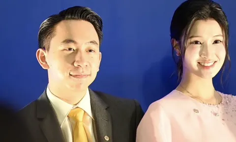 Phương Nhi và thiếu gia Minh Hoàng cứ xuất hiện là "gây bão", nhan sắc con dâu tập đoàn luôn được chấm điểm 10