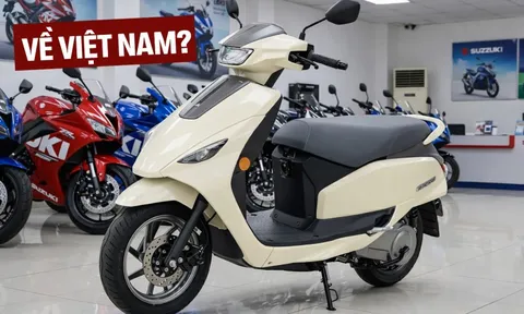 Suzuki e-Access - Xe máy điện giá quy đổi 55 triệu đồng, chạy 95 km/sạc liệu có về Việt Nam?