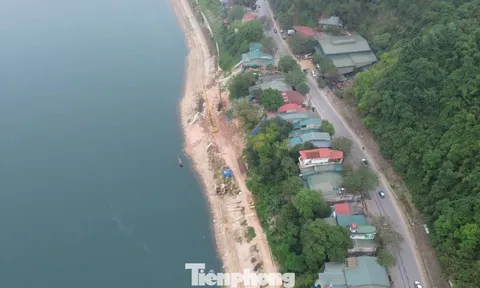 Dự án kè sông Đà gần 500 tỉ đồng chậm tiến độ