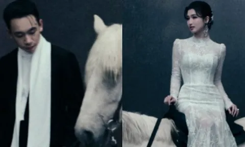 Á hậu Phương Nhi và Minh Hoàng có chia sẻ đầu tiên, hé lộ ảnh cưới quá sang xịn!