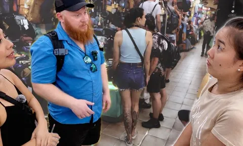 Anh Tây muốn rủ bạn đi chơi, lỡ nói sai một chữ tiếng Việt mà đối phương vò đầu gãi tai: "Gì dzậy trời?"