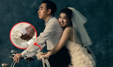 Bó hoa cưới siêu đặc biệt của Phương Nhi