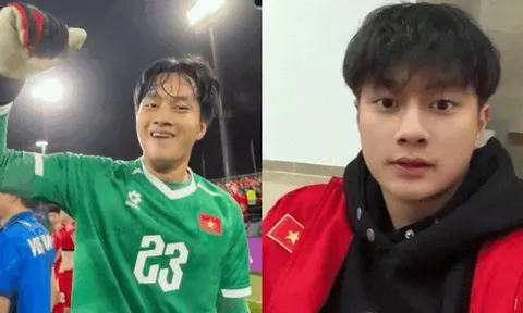Thủ môn hotboy mới nổi Cao Văn Bình chỉ đăng đúng một sticker, cả đội U23 Việt Nam vào nói "cảm ơn", vì sao thế?
