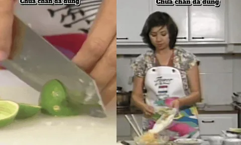 Video dạy nấu ăn năm 1995 bất ngờ "nổi như cồn": Cách dùng nguyên liệu thế nào mà khiến chị em hốt hoảng?