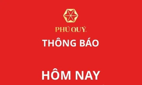 Tập đoàn Vàng Bạc Phú Quý thông báo tin nóng
