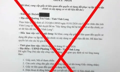 Giả cán bộ yêu cầu làm sạch dữ liệu sổ đỏ để lừa đảo