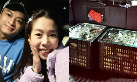 Hồng Đăng làm shipper