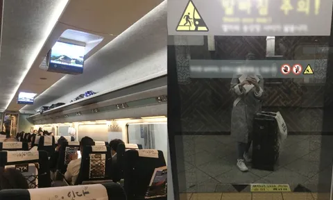 Khách Việt có trải nghiệm toát mồ hôi" khi đi tàu ở Hàn Quốc, lý do đến từ điều nhiều người hay mắc
