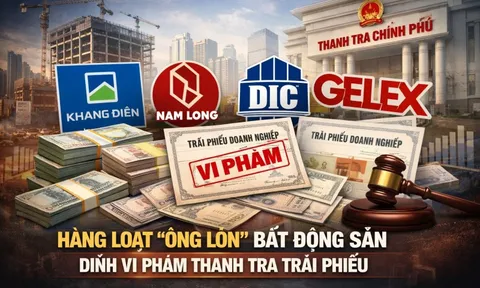 Khang Điền (KDH), Nam Long (NLG), DIC Corp (DIG), Gelex (GEX), … bị điểm tên trong kết luận thanh tra về trái phiếu