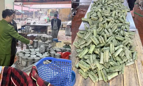 750 cây giò, 720 túi xúc xích chứa chất cấm: Khởi tố mẹ con chủ cơ sở tại chợ đầu mối Đông Tảo