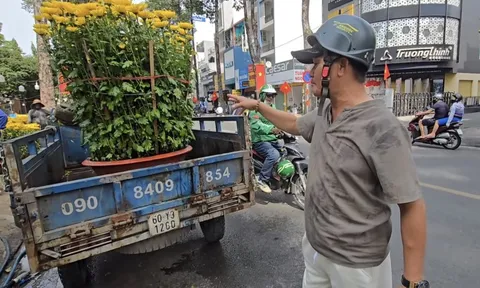 Chợ hoa tết ở Tp.HCM, kẻ khóc người cười