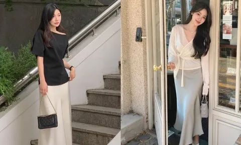 Chân váy đơn giản đến mấy cũng thành long lanh, sang chảnh nếu chị em diện theo 4 cách