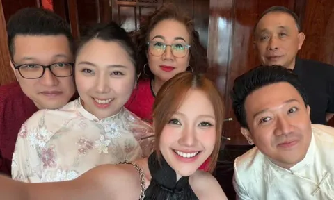 Hari Won vắng mặt trong bức ảnh chung của gia đình Trấn Thành