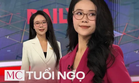 MC tuổi Ngọ xinh đẹp của Vietnam Today: "5 phút trước khi lên sóng là khoảng thời gian thót tim nhất"