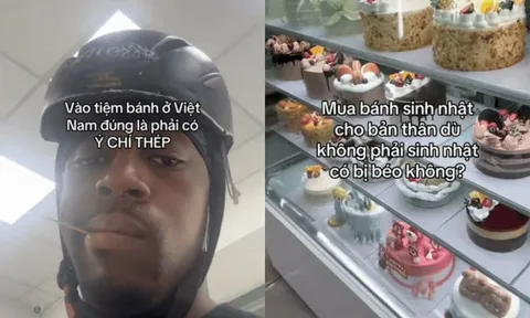 Trai Tây "gục ngã" trước tủ bánh Việt, phút chót đành ôm về một vật có thể "hủy diệt" sáu múi