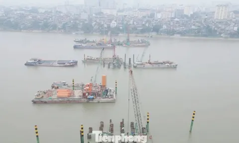 Nguyên nhân trụ vượt sông phía nội thành của dự án cầu Trần Hưng Đạo chưa thể thi công?