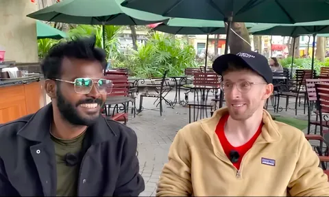 Dân mạng cười bò với 2 chàng Tây rủ nhau vào quán cà phê 'luyện' tiếng Việt