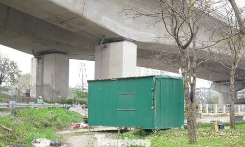 Cận cảnh sự xuống cấp khó tin tại vườn hoa cửa ngõ Thủ đô