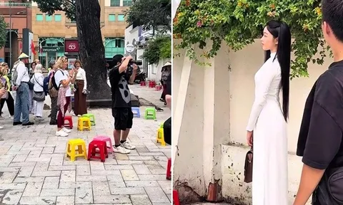 Khách Tây xếp hàng xem Lọ Lem chụp ảnh, về nước kể "ở Việt Nam cứ đi vài bước là gặp tiên nữ"