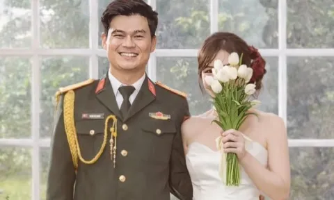 Ảnh cưới của Hoà Minzy và Đại uý quân đội?