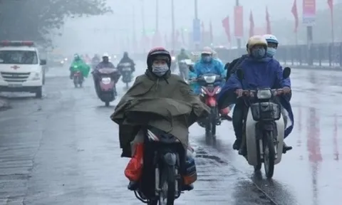 Không khí lạnh tràn xuống dồn dập, miền Bắc chuyển rét, miền Trung mưa kéo dài