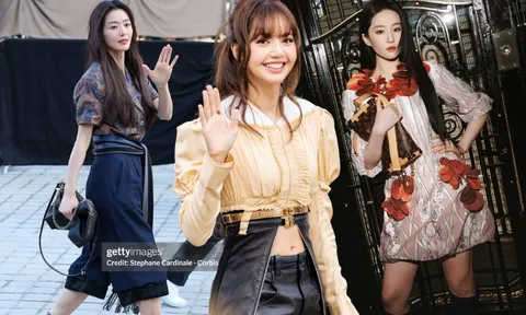 Lisa quá an toàn với gương mặt búp bê, Lưu Diệc Phi sến không tưởng, dàn sao hot tề tựu tại show Louis Vuitton