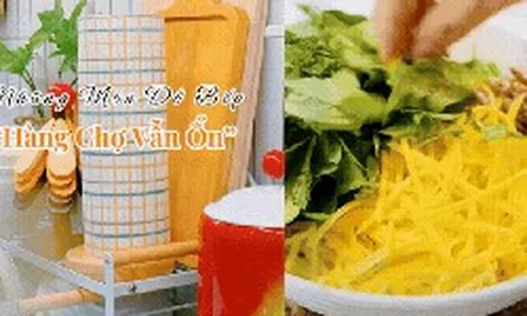 Căn bếp bình dân mà đẹp mê của vợ đảm Sài Gòn: Toàn đồ 10k - 30k ngoài chợ, dùng bền năm này qua năm khác, nấu món gì cũng ngon