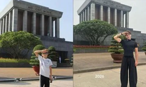 Chàng trai Pháp bày tỏ tình yêu Việt Nam bằng ảnh chụp ở Lăng Bác sau 13 năm