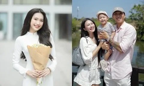 Doãn Hải My chăm con, kinh doanh vẫn miệt mài học Thạc sĩ, vậy mới hiểu vì sao Văn Hậu si mê