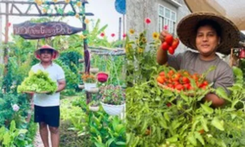 Chênh vênh ở thành phố, chàng trai 9x Vĩnh Long về quê xây "thiên đường hạ giới" với 100 triệu đồng: Trồng rau, nuôi cá và 1001 thứ hoa thơm...