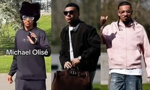 Sốc với gu thời trang tuyển Pháp, hội quân mà ngỡ Paris Fashion Week, Michael Olise "giật spotlight" với mũ lông độc lạ