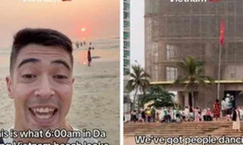 Khách Tây sốc trước hàng trăm người Việt làm hành động lạ lúc rạng sáng