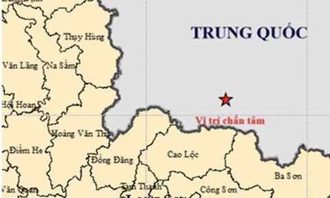 Lạng Sơn rung lắc do ảnh hưởng từ trận động đất gần biên giới Việt - Trung