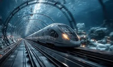 Trung Quốc sắp hoàn thành đường hầm dài kỷ lục cho dự án tàu cao tốc chạy 350km/h dưới lòng sông