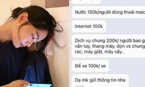 Điện 4k/số, nước 150k/người: Bức ảnh phơi bày nỗi buồn của người thuê nhà