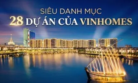 Giải mã các "ông chủ" tại 28 siêu dự án 38.000 ha mang thương hiệu Vinhomes