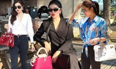 Á hậu bán đôi giày bẩn 2 triệu gây tranh cãi: Đeo đồng hồ 11 tỷ, ở biệt thự 800m2, đồ hiệu chất thành đống