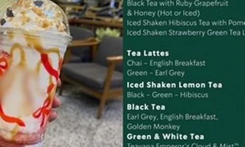 Tranh cãi menu chuỗi đồ uống nổi tiếng không dùng tiếng Việt, đi uống nước vẫn phải  “làm bài kiểm tra ngoại ngữ”?