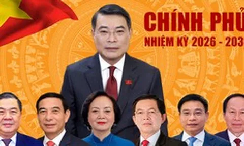 DANH SÁCH THÀNH VIÊN CHÍNH PHỦ, CƠ CẤU CHÍNH PHỦ NHIỆM KỲ 2026-2031