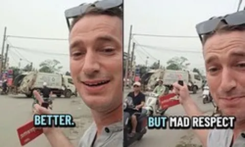 Du khách Tây ấn tượng mạnh với tiếng nhạc từ xe chở rác của Việt Nam