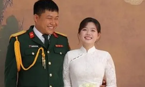 Vợ mũi trưởng Long lộ diện, nhan sắc ra sao mà dân tình nói: "Ấm lòng chiến sĩ rồi"