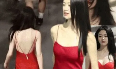 Mỹ nữ diện váy đỏ khoe lưng trần viral khắp xứ Trung: 1,4 tỷ dân khó ai làm lại