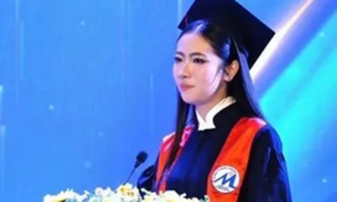 Danh tính cô gái "đổi giọng hát lấy tri thức", clip viral trong lễ tốt nghiệp: Là Á khôi cuộc thi danh tiếng!