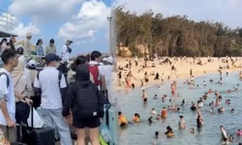 Phú Quý ngay lúc này: Cảng tàu đông nghịt, quán xá hết sạch, đảo nhỏ hoạt động hết công suất đón khách