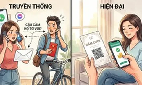 Mã QR ngân hàng trên thiệp cưới giúp khách đỡ phải 'gửi', có gì mà vô duyên?