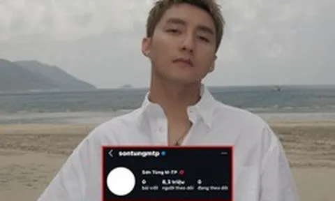 1 triệu bài đăng đưa Sơn Tùng M-TP lên thẳng top trending, Instagam 8.3 triệu followers trống trơn - chuyện gì đang xảy ra?