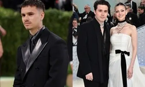 Romeo Beckham gây ấn tượng trong lần đầu dự Met Gala, vợ chồng Brooklyn - Victoria “vắng mặt bí ẩn” giữa drama gia đình