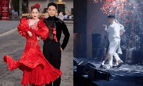 4,2 triệu lượt xem Khánh Thi - Phan Hiển đi dép khiêu vũ, netizen phải thốt lên: "Đúng là trời sinh một cặp"